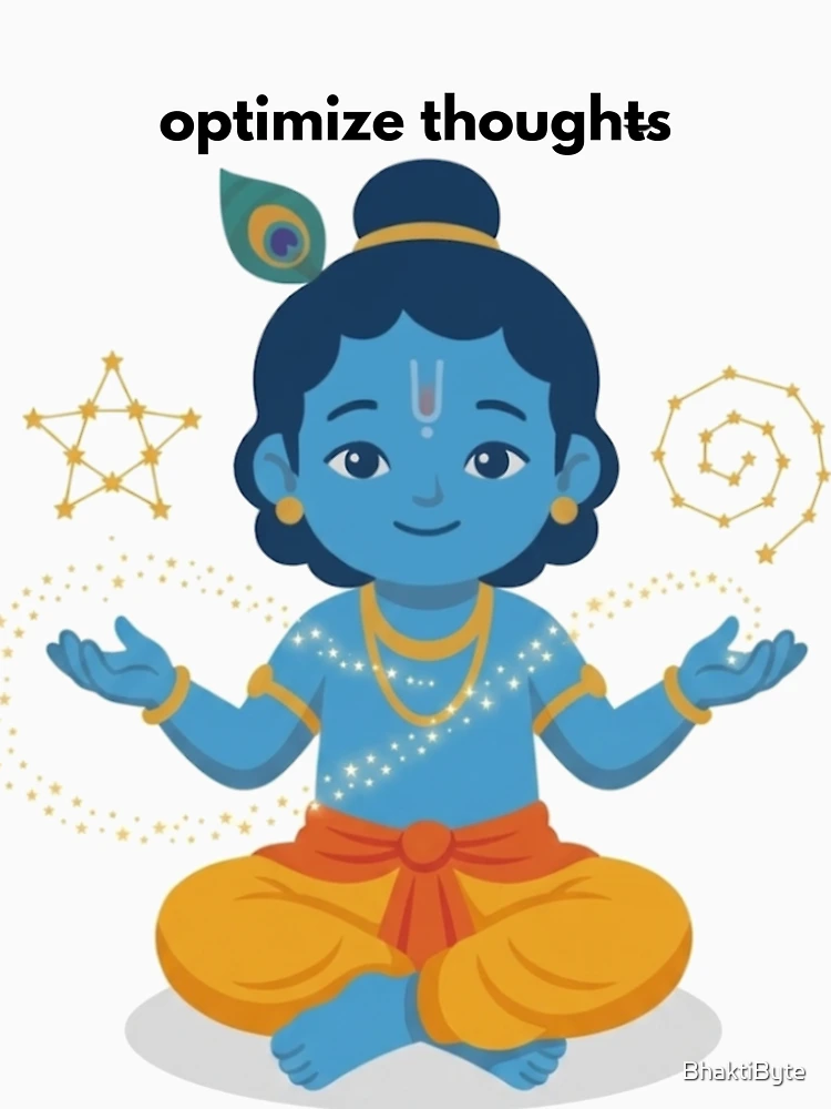 Thumbnail 7 of 7, Classic T-Shirt, optimize thoughts | Developer Sticker | Programming Tech Humor designed and sold by BhaktiByte.