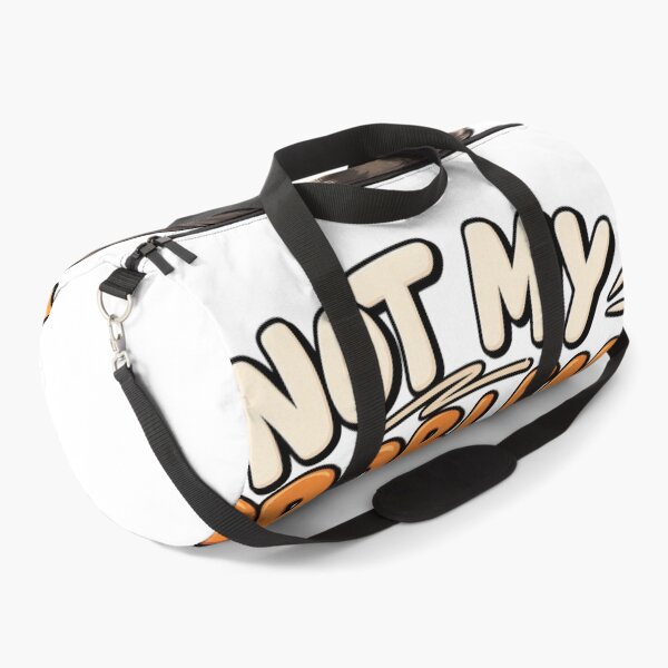 Item preview, Not My Problem – Grumpy Cute Cat Cartoon Design designed and sold by Kiinaaa.