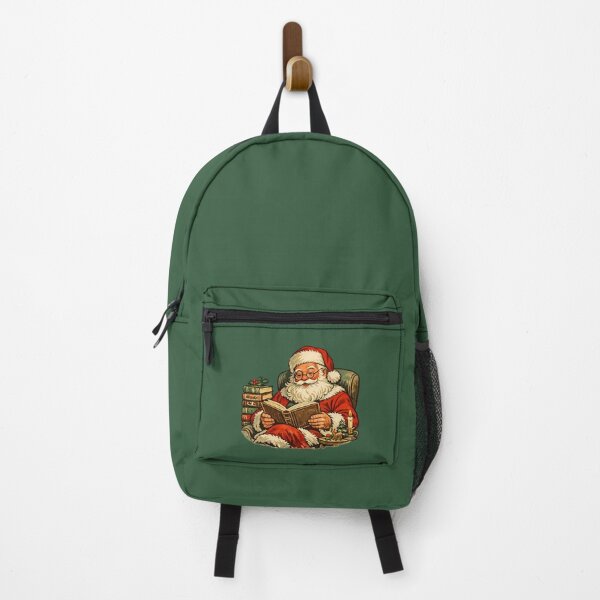 Item preview, Cozy Retro Santa Claus Reading Christmas Books 1960s Style Gift designed and sold by Artycom.