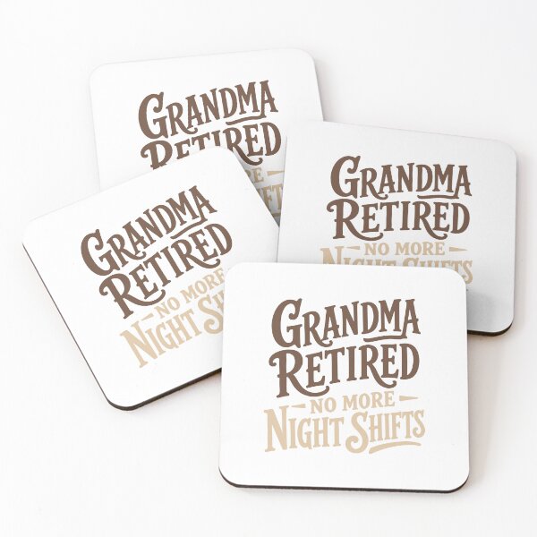 Item preview, Grandma Retired — No More Night Shifts — Nurse Retirement Gift Grandma | RN Night Shift Mug designed and sold by KiwyStudio.