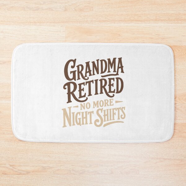 Item preview, Grandma Retired — No More Night Shifts — Nurse Retirement Gift Grandma | RN Night Shift Mug designed and sold by KiwyStudio.
