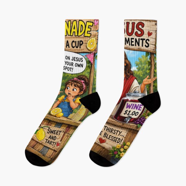 Item preview, Jesus And The Lemonade Stand designed and sold by DK Rocket.