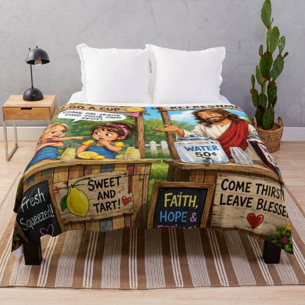 Item preview, Jesus And The Lemonade Stand designed and sold by DazzleKitty.