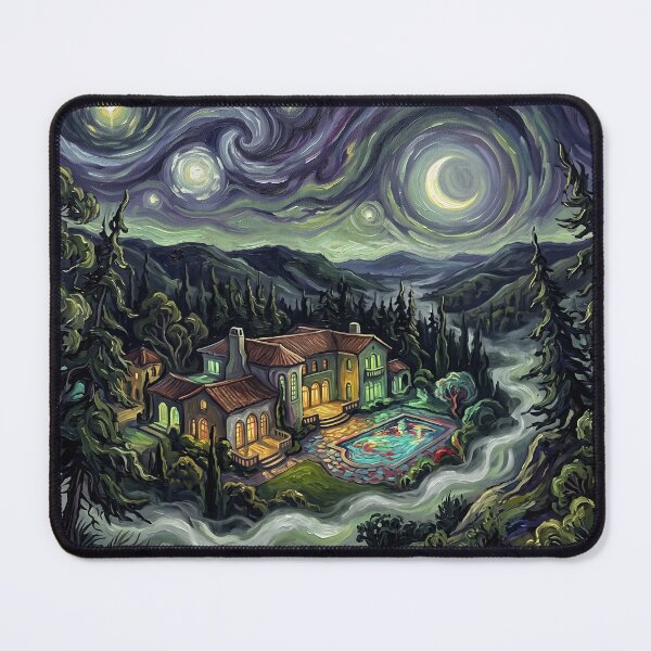 Item preview, Coldheart Canyon Starry Night Horror Landscape designed and sold by Bad-Decisions-Designs.