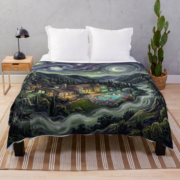 Item preview, Coldheart Canyon Starry Night Horror Landscape designed and sold by Bad-Decisions-Designs.