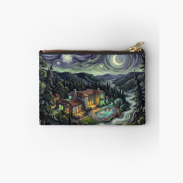 Item preview, Coldheart Canyon Starry Night Horror Landscape designed and sold by Bad-Decisions-Designs.