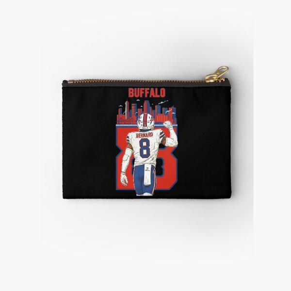 Item preview, Buffalo Bernard 8 Football Linebacker Defense City Skyline designed and sold by RaineeMcDaniel.
