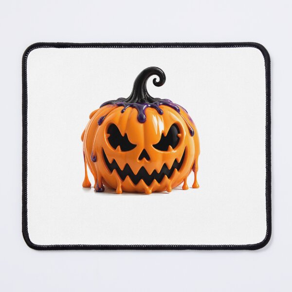 Item preview, Melting Orange Pumpkin Spooky Jack O Lantern designed and sold by YourColorsWall.