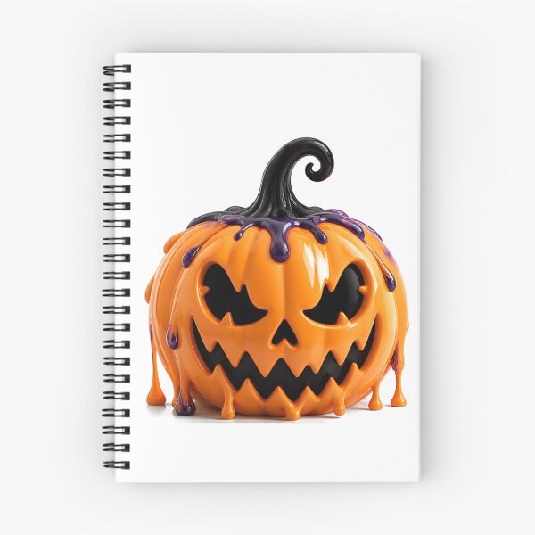 Item preview, Melting Orange Pumpkin Spooky Jack O Lantern designed and sold by YourColorsWall.