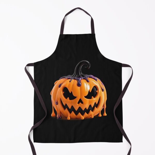 Item preview, Melting Orange Pumpkin Spooky Jack O Lantern designed and sold by YourColorsWall.