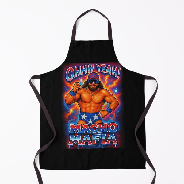 Item preview, Ohhh Yeah Macho Mafia Wrestling Champion Stars Bandana designed and sold by RaineeMcDaniel.