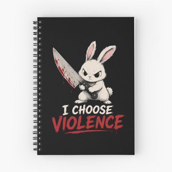 Item preview, I Choose Violence Bunny  designed and sold by TheEndDesign.