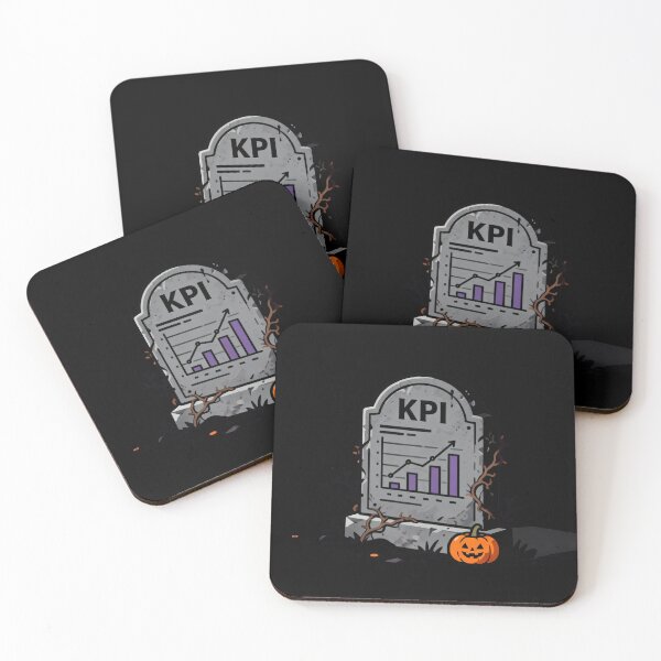 Item preview, R.I.P. KPI - Deadlines & Metrics Funny Halloween Office Humo designed and sold by Cherie-verse.