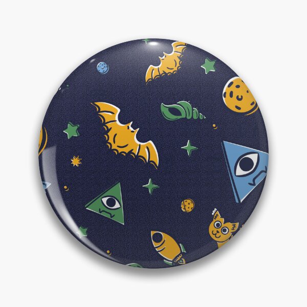 Item preview, Spooky Halloween in Space Cosmic Pattern designed and sold by Hakubiya.