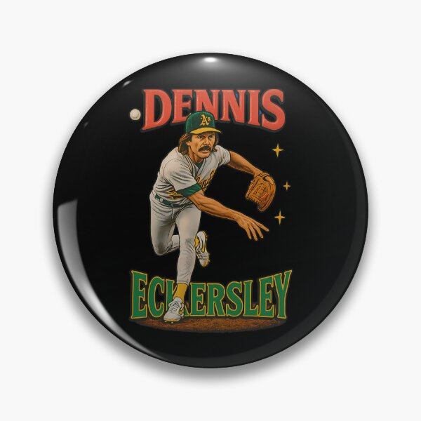 Item preview, Dennis Eckersley Baseball Pitcher Athletics Oakland Legend designed and sold by RaineeMcDaniel.