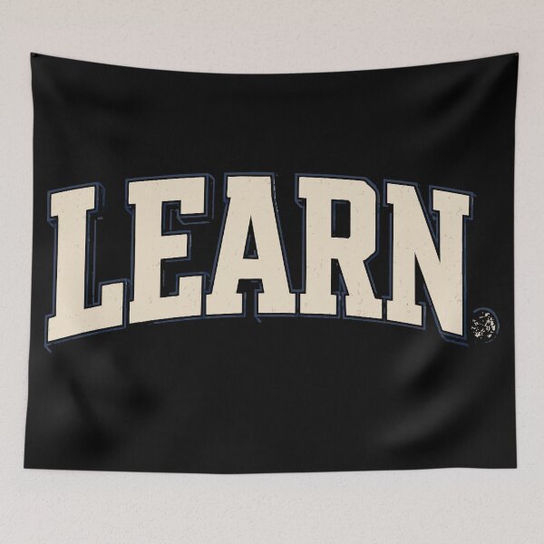 Item preview, LEARN Minimalist Student College Typography designed and sold by Sunday.Supply.