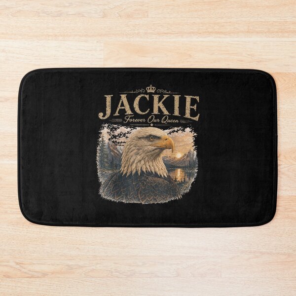 Item preview, Jackie Forever Our Queen Eagle Memorial Tribute designed and sold by Glow-Paw-Studio.