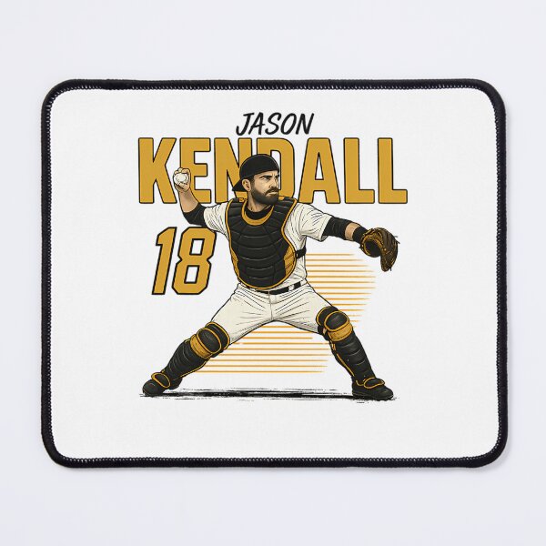 Item preview, Jason Kendall 18 Baseball Catcher Pittsburgh Player designed and sold by RaineeMcDaniel.