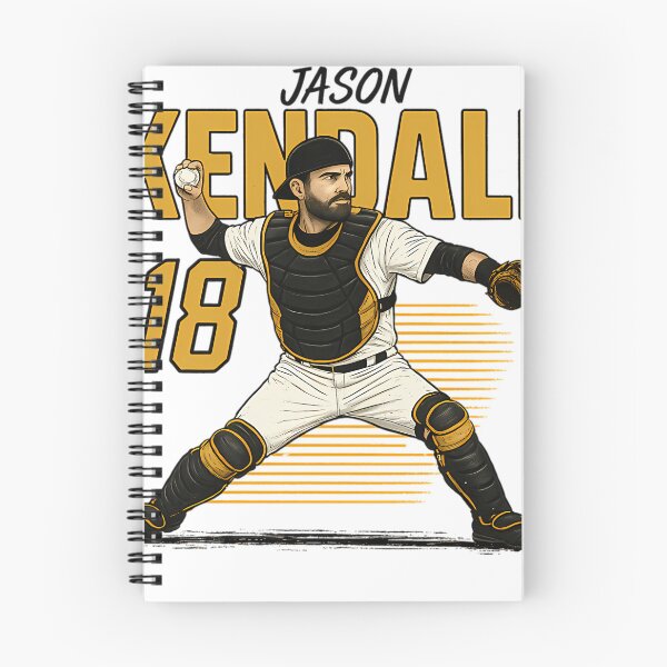 Item preview, Jason Kendall 18 Baseball Catcher Pittsburgh Player designed and sold by RaineeMcDaniel.