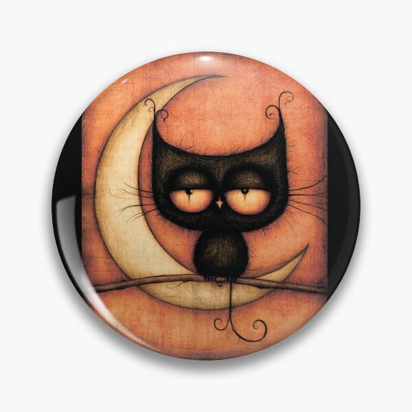Item preview, A black cat on the moon. designed and sold by MagelliShop.
