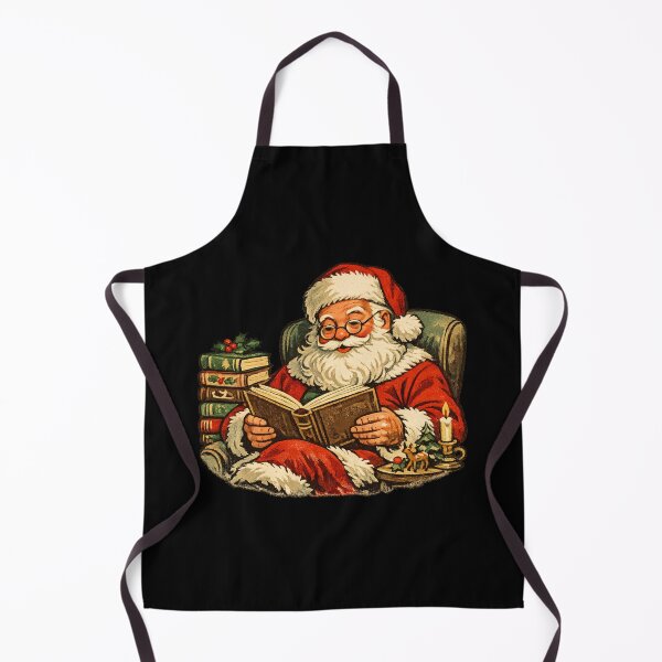 Item preview, Vintage Santa Claus Baking Christmas Cookies Retro 1950s Art Gift designed and sold by Artycom.