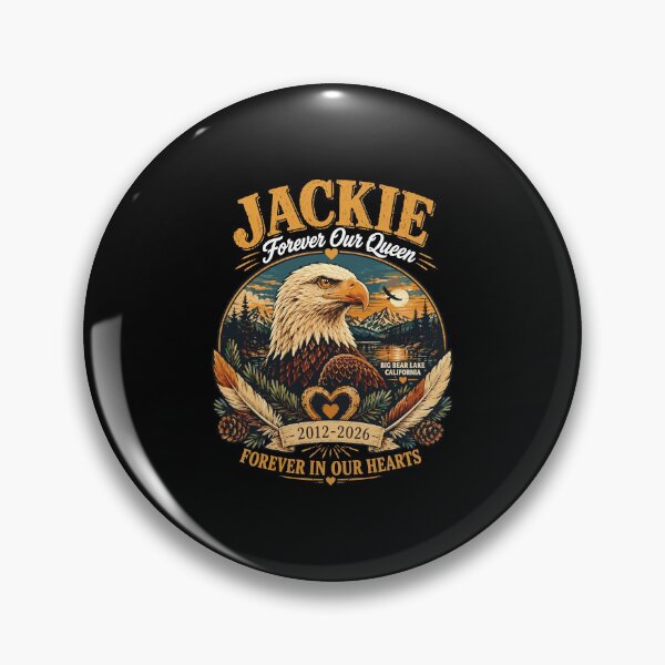 Item preview, Jackie Forever Our Queen 2012-2026 Memorial Eagle Tribute designed and sold by ostenlee.
