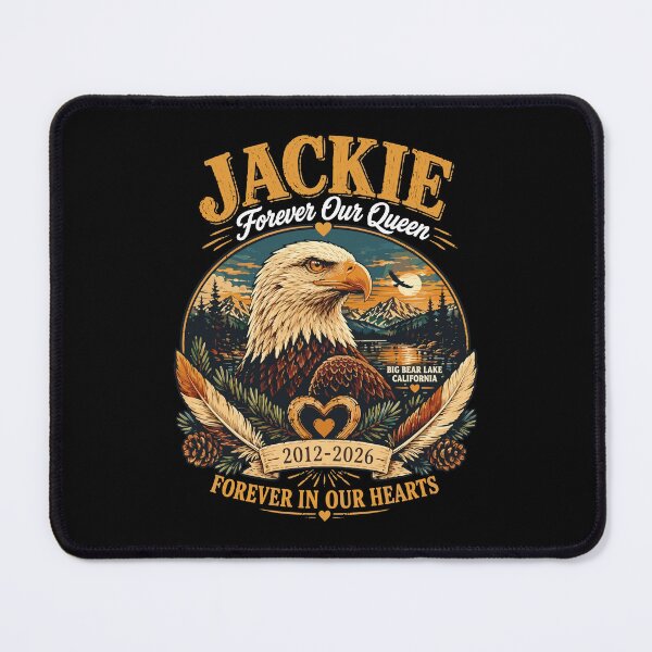 Item preview, Jackie Forever Our Queen 2012-2026 Memorial Eagle Tribute designed and sold by ostenlee.