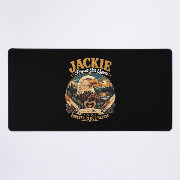 Item preview, Jackie Forever Our Queen 2012-2026 Memorial Eagle Tribute designed and sold by ostenlee.