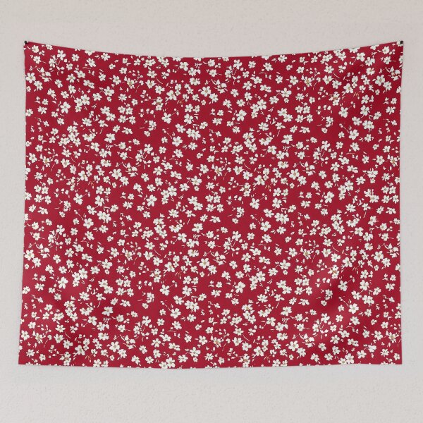 Item preview, Cute Red Ditsy Floral Seamless Pattern designed and sold by OrakArt.