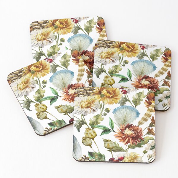 Item preview,  Autumn Harvest — Boho Watercolor Floral Pattern designed and sold by Johnnies.
