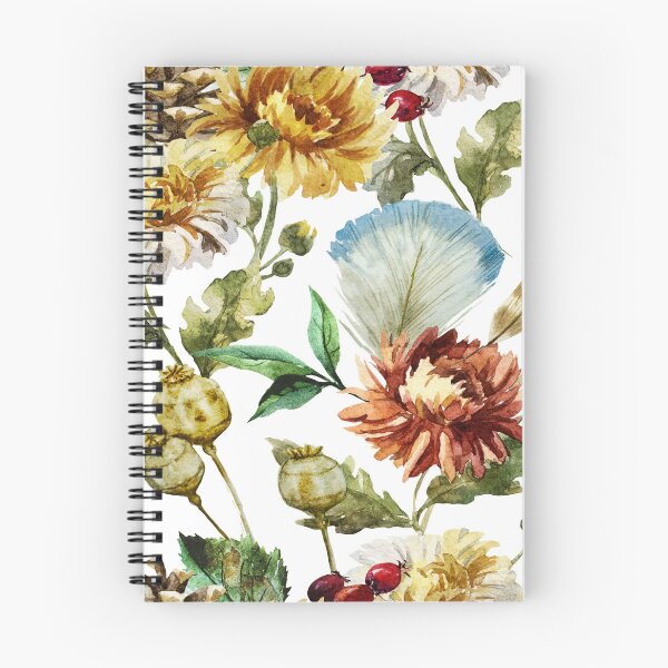Item preview, Autumn Harvest — Boho Watercolor Floral Pattern designed and sold by Johnnies.