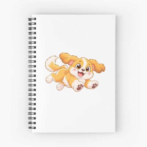 Item preview, Cute Happy Puppy Running with Fluffy Tail designed and sold by zan-mf.