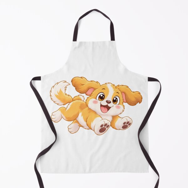 Item preview, Cute Happy Puppy Running with Fluffy Tail designed and sold by zan-mf.