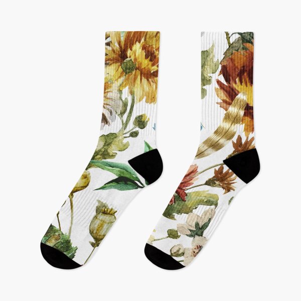 Item preview,  Autumn Harvest — Boho Watercolor Floral Pattern designed and sold by Johnnies.