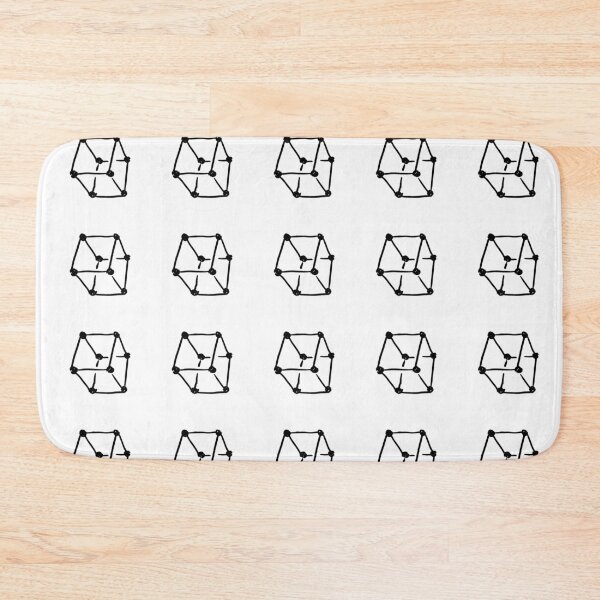 Item preview, Black Sacred Geometry – Minimalist Modern Decor, Monochrome Art Gift designed and sold by MagentaTwilight.