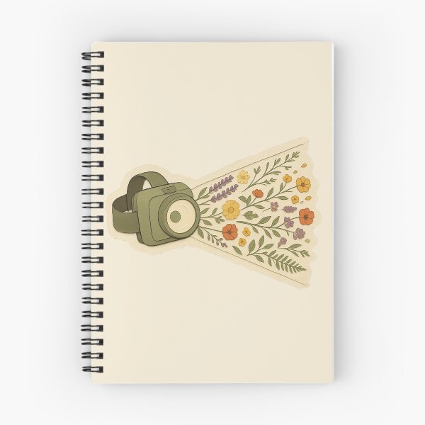 Item preview, Headlamp Casting Beam of Wildflowers Illustration designed and sold by ITCHAWAWAA.
