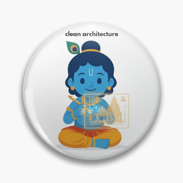 Item preview, clean architecture | Software Developer Sticker | Programming Tech Humor designed and sold by BhaktiByte.