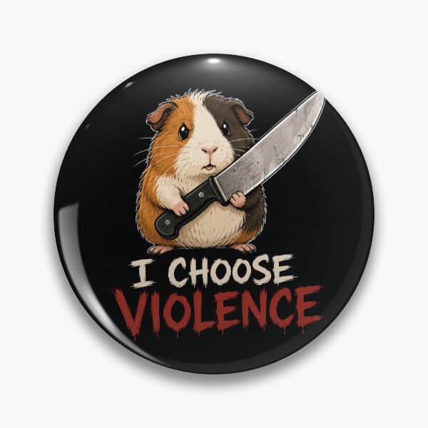 Item preview, I Choose Violence Guinea Pig  designed and sold by TheEndDesign.