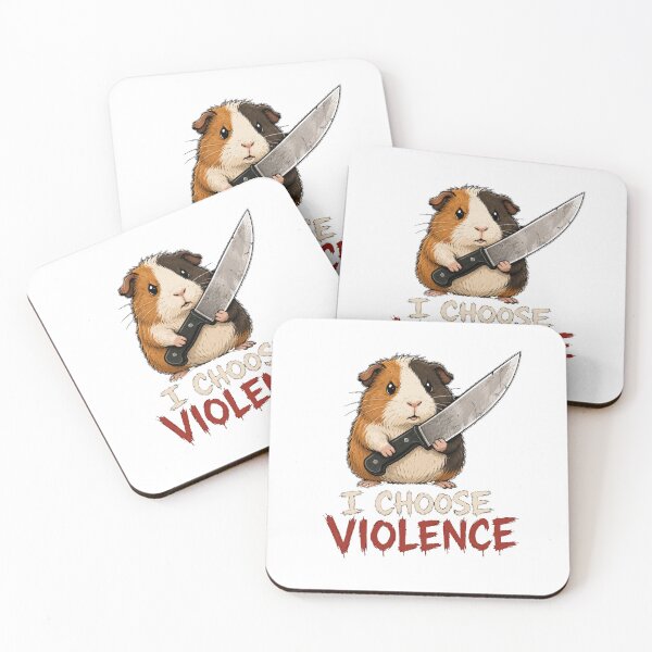 Item preview, I Choose Violence Guinea Pig  designed and sold by TheEndDesign.