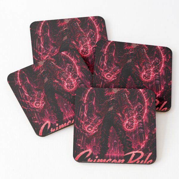 Item preview, Neon Vanguard Crimson Pulse – Red Neon Cyberpunk designed and sold by Einkstudio.