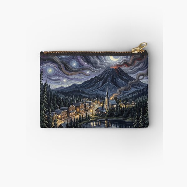 Item preview, Dante's Peak Starry Night Disaster Landscape designed and sold by Bad-Decisions-Designs.