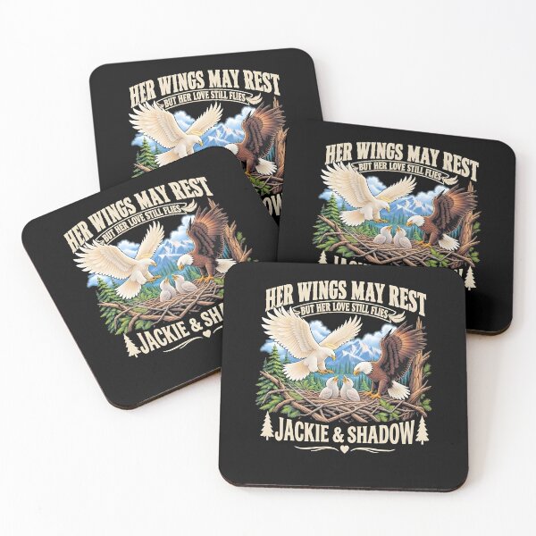 Item preview, Jackie & Shadow Bald Eagle Memorial Tribute Her Wings May Rest Big Bear Eagles designed and sold by ViniBall.