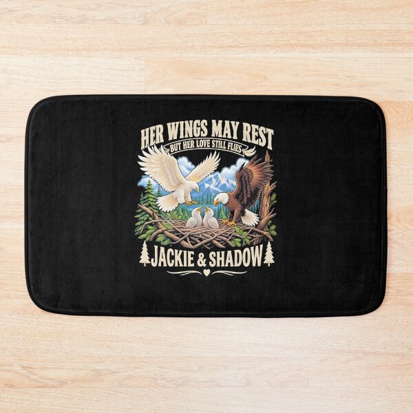 Item preview, Jackie & Shadow Bald Eagle Memorial Tribute Her Wings May Rest Big Bear Eagles designed and sold by ViniBall.
