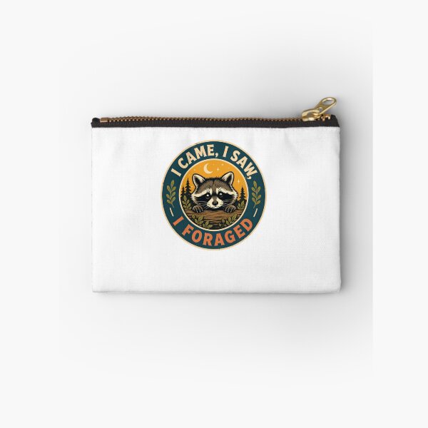 Item preview, I Came, I Saw, I Foraged Raccoon Nature Foraging Outdoor Adventure designed and sold by HumansStuck12.