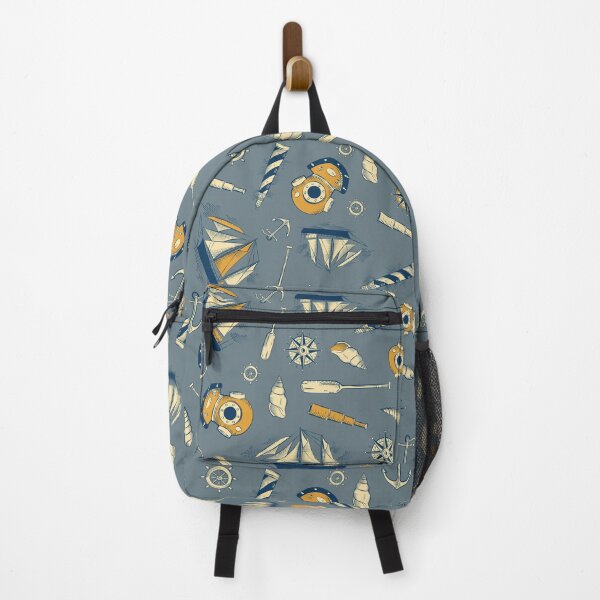 Item preview, Vintage Nautical Sea Adventure Pattern designed and sold by Hakubiya.
