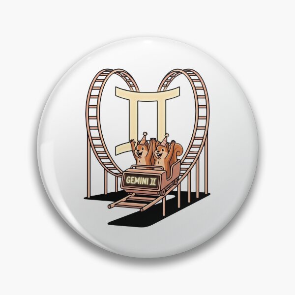 Item preview, Gemini Zodiac Twin Squirrels Roller Coaster Ride designed and sold by Rare By Hero.