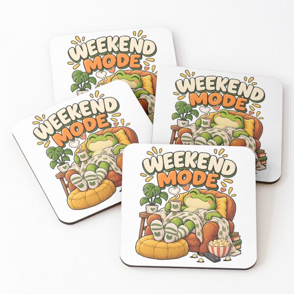 Item preview, Weekend Mode – Cute Cozy Frog Cartoon Design designed and sold by Kiinaaa.