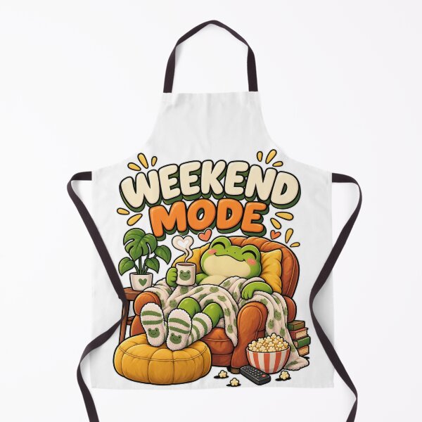 Item preview, Weekend Mode – Cute Cozy Frog Cartoon Design designed and sold by Kiinaaa.
