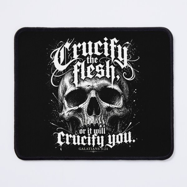 Item preview, Crucify The Flesh Skull Design designed and sold by PureGritFaith.