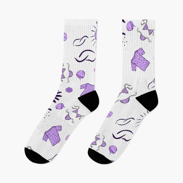 Item preview, Retro Summer Beach Pattern Purple designed and sold by altastudio.